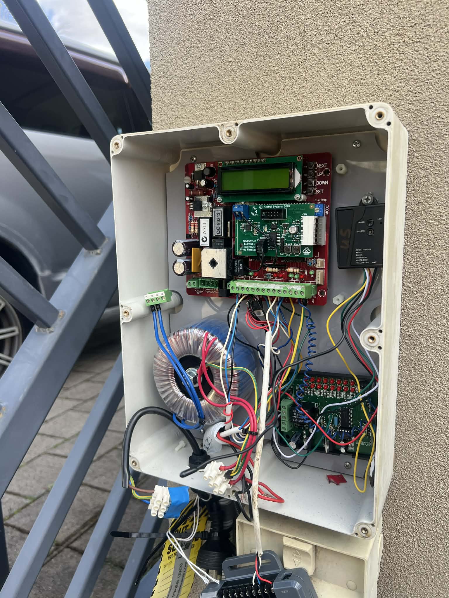 Gate controller repair work